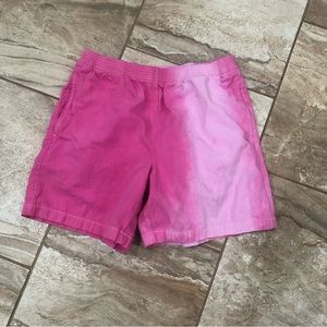 Wilfred Free Aritzia Pink Dyed Shorts Cotton Linen Sz Large